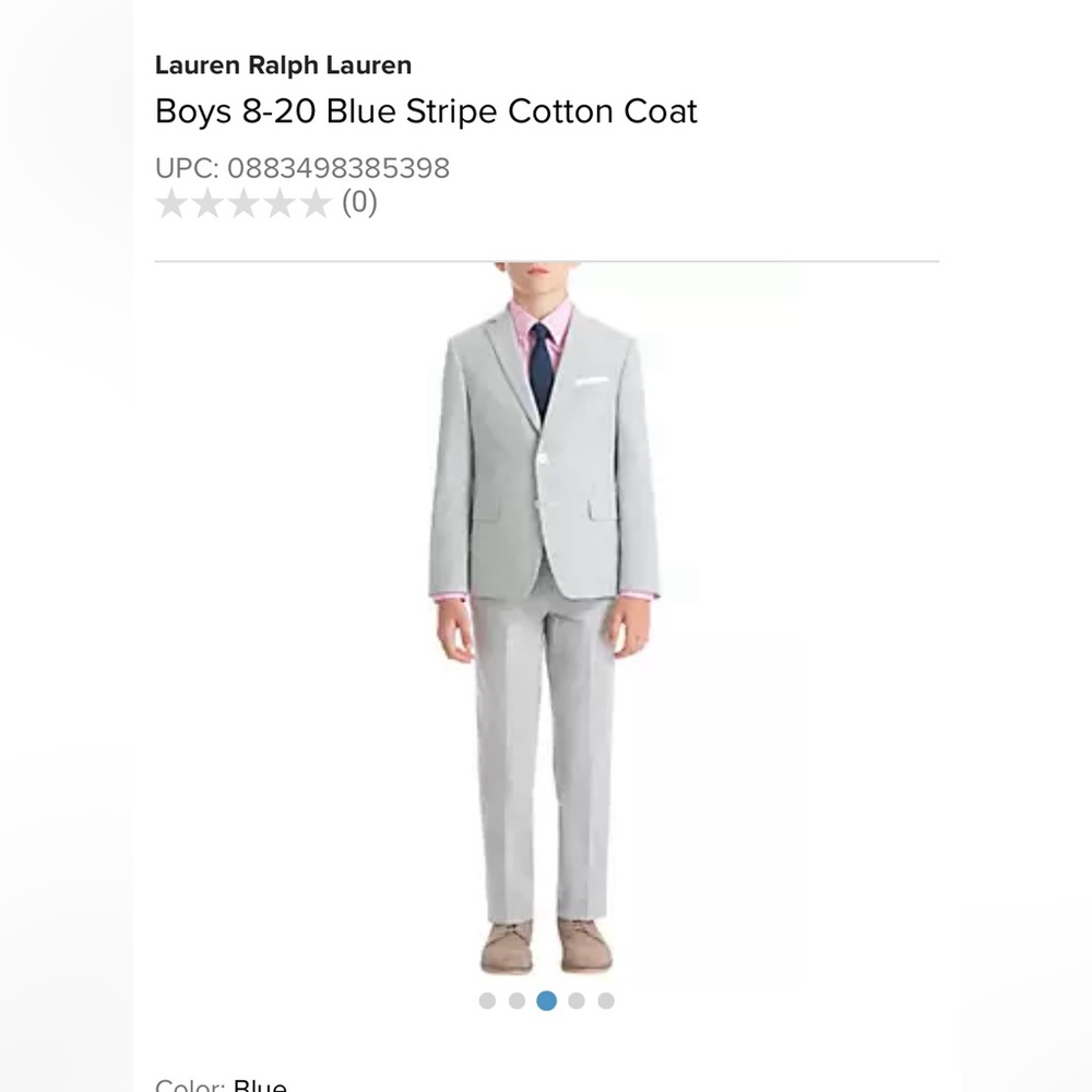 Boys Cotton Strip Suit like seersucker